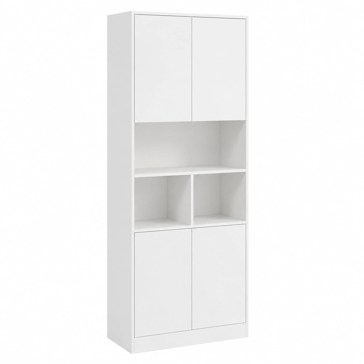 Küchenschrank – 60 × 40 × 180,5 cm, mit mehreren Türen, mit Ablagen, für Küche