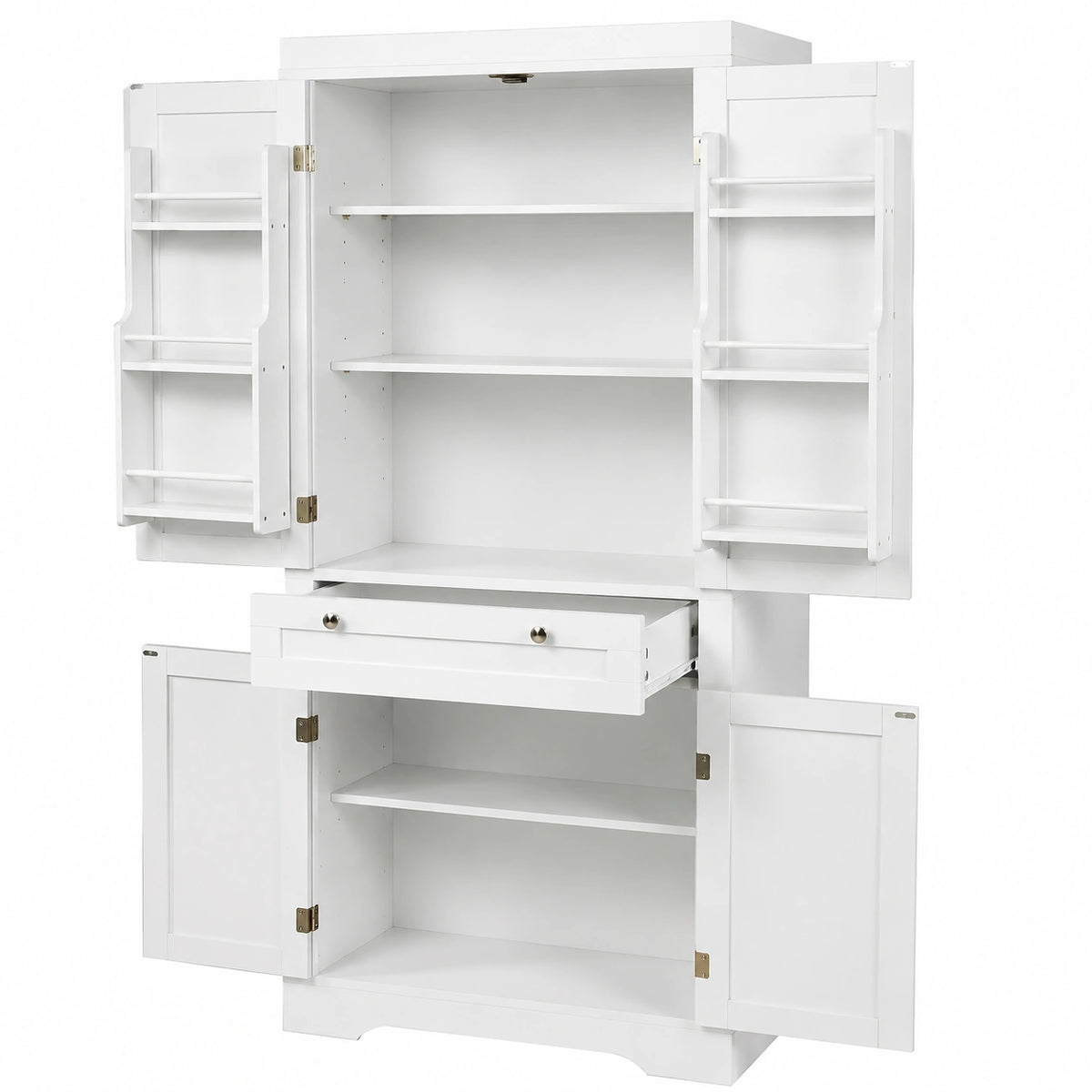 Küchenschrank – 76 × 40 × 182 cm, für Küche, Wohnzimmer und Flur