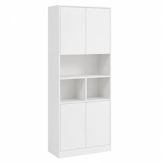 Küchenschrank – 60 × 40 × 180,5 cm, mit mehreren Türen, mit Ablagen, für Küche