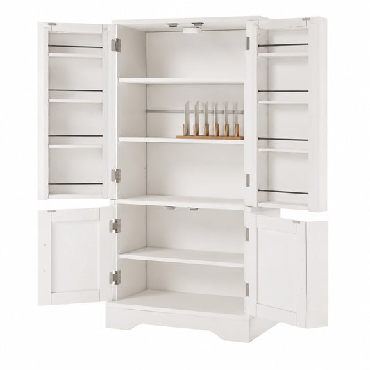 Hochschrank – 120 × 60 × 40 cm, moderner Stil, mit Stauraum, für Küche
