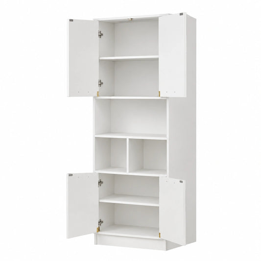 Aktenschrank – 60 × 40 × 180,5 cm, mit Ablagen, für Küche, Büro und Flur
